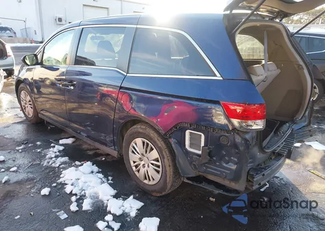 2015 Honda Odyssey Lx из США, поврежденный, VIN 5FNRL5H20FB125592